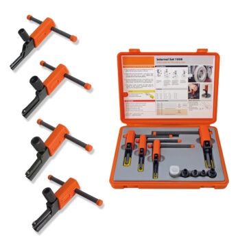 Alles in einem Koffer: Werkzeuge für die Reparatur von Außengewinden und Innengewinden Everything in one suitcase: tools for repairing external threads and internal threads Alles in één koffer: gereedschappen voor het repareren van buiten schroefdraad en interne schroefdraad